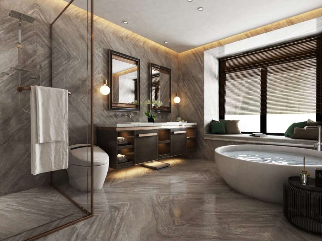 luxury batrhoom remodel in boise